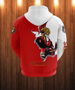 Ottawa Senators Cartoon Graphic 3D Zip Hoodie - Zip Hoodie For Fan