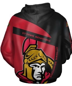 Ottawa Senators Gift 3D Zip Hoodie - Gifts For Fans