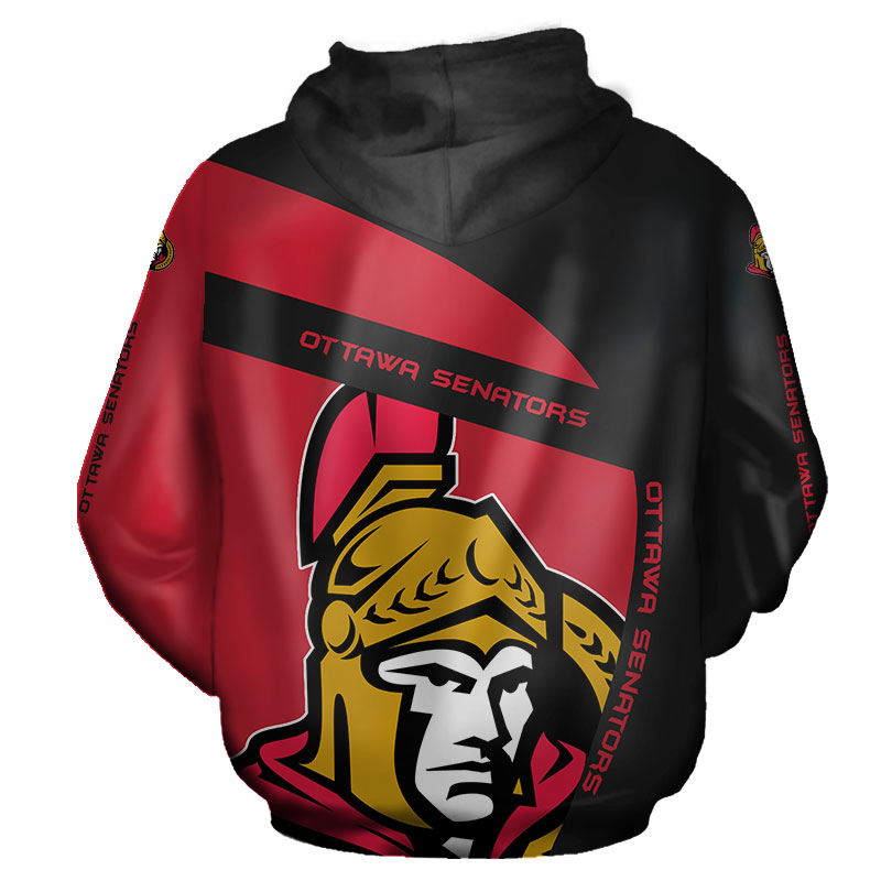 Ottawa Senators Gift 3D Zip Hoodie - Gifts For Fans