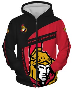 Ottawa Senators Gift 3D Zip Hoodie - Gifts For Fans