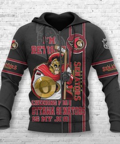 Ottawa Senators I'M Retired 3D Hoodie - Gifts For Fans