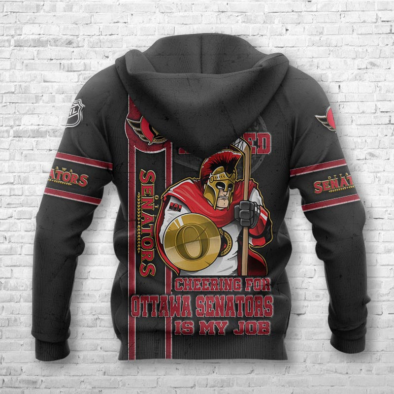 Ottawa Senators I'M Retired 3D Hoodie - Gifts For Fans