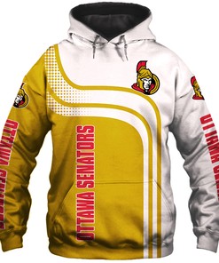 Ottawa Senators Zip Hoodie Pullover - Gift For Fans