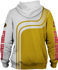 Ottawa Senators Zip Hoodie Pullover - Gift For Fans