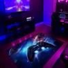 Oversized Game Rug - Personalized Gaming Area Rug for Boys Bedroom