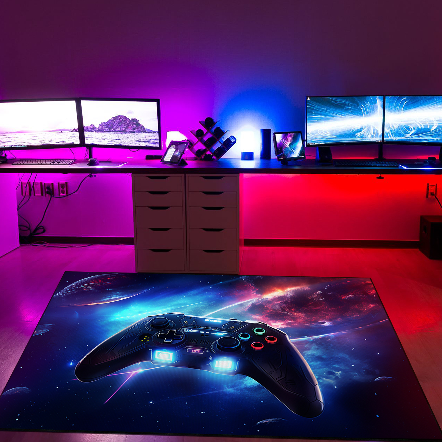 Oversized Game Rug - Personalized Gaming Area Rug for Boys Bedroom - Image 3