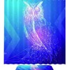 Owl Image Waterproof Restroom Shower Curtain For Nature Themed Bathroom Decor