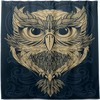 Owl Pattern Shower Curtain Modern Home Bathroom Hotel Spa Decorations Waterproof Fabric