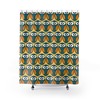 Owl Pattern Shower Curtain for Bathroom Decor