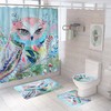 Owl Shower Curtain Colorful Bathroom Decor