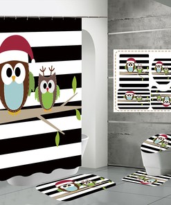 Owl Shower Curtain To Enhance Your Bathroom Decor
