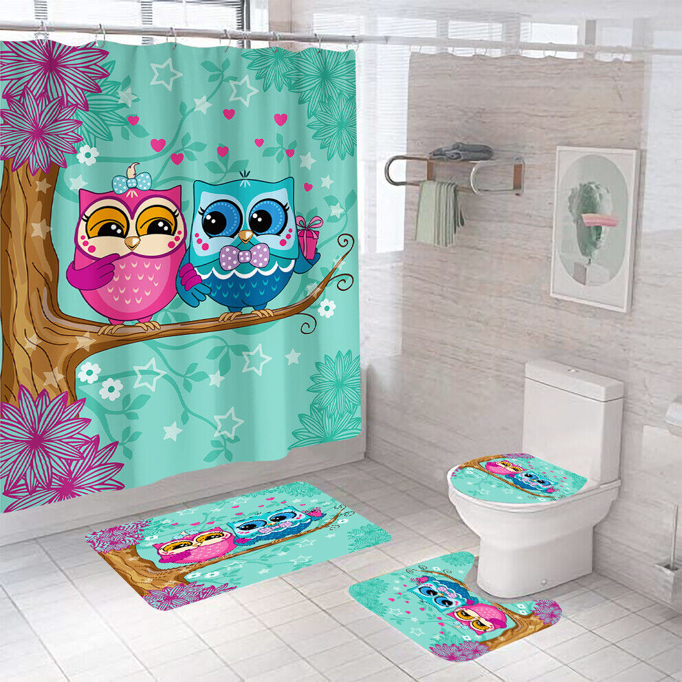 Owl Shower Curtain for Stylish Bathroom Decor