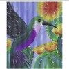 Paint Hummingbird Bathroom Shower Curtain Set - Watercolor-Inspired Bathroom Decor