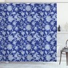 Paisley Pattern Ottoman Print Shower Curtain For Bathroom