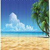 Palm Beach Fabric Shower Curtain - Chic Bathroom Decor