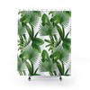 Palm Leaf Shower Curtain for Tropical Bathroom Decor