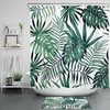 Palm Leaf Shower Curtain for a Tropical and Relaxing Bathroom Decor