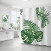 Palm Leaves Print Waterproof Shower Curtain: A Summery Feel For Your Bathroom