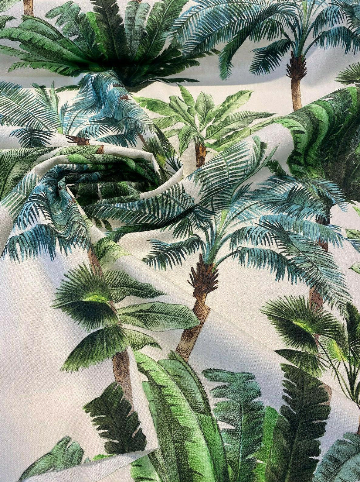 Palms Collection Leaves Shower Curtain - Image 2
