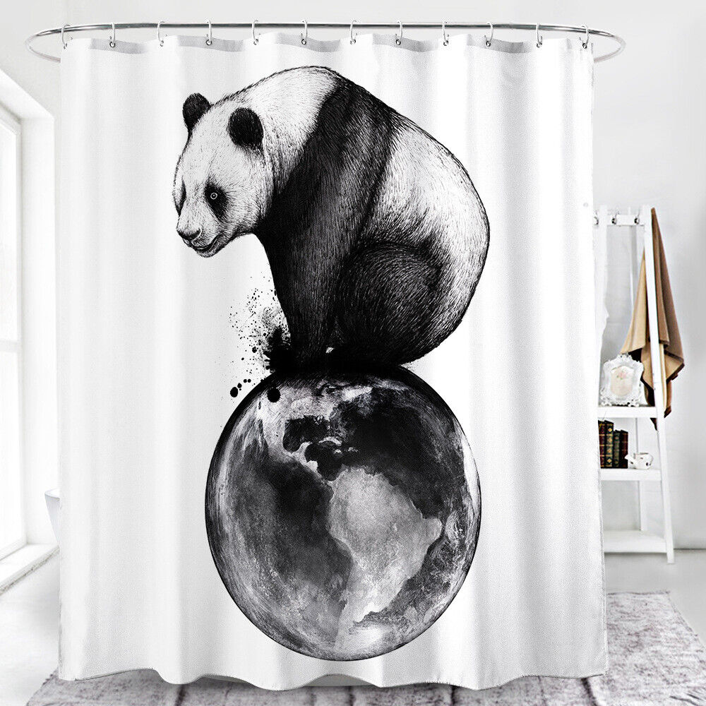 Panda Entertainment Shower Curtain For A Fun Bathroom