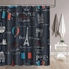 Paris Eiffel Tower Culture France Shower Curtain - Romantic French Bathroom Decor