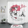 Paris Eiffel Tower Shower Curtain - Sexy Fashion Girl Bathroom Decor