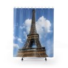 Parisian Eiffel Tower Shower Curtain For Sophisticated Bathroom Decor