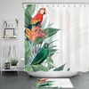 Parrot Paradise Tropical Shower Curtain for a Fun and Colorful Bathroom