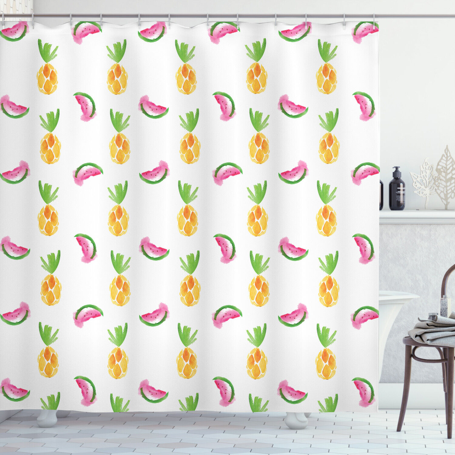 Pastel Watercolor Art Print Shower Curtain for a Beautiful Bathroom