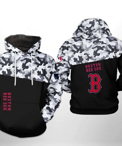Patriotic Boston Red Sox Mlb Camo Veteran 3D Hoodie Zipper Hoodie