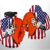 Patriotic Bowling Green Falcons Ncaa Us Flag 3D Hoodie