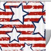 Patriotic Shower Curtain with Stars and Stripes Design for Chic Bathroom Decor