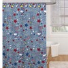 Patriotic Snoopy Shower Curtain Set - Perfect for Any Proud American