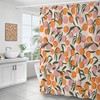 Peach Shower Curtain - Waterproof Fabric And Hotel Quality For Home Bathroom Decor