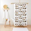 Peacock Butterfly Shower Curtain - Watercolor Style Butterflies And British Animal Art For A Nature Themed Bathroom