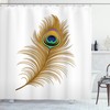 Peacock Wild Bird Print Animal Shower Curtain For Bathroom Decor
