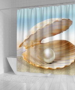 Pearl's Fantasy Candy Pink Shower Curtain - Perfect for any Fantasy Bathroom
