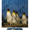 Penguin Animal Waterproof Shower Curtain For Bathroom