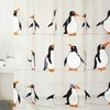 Penguin Blue Canyon Waterproof Shower Curtain, Decorative Bath Curtain