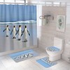 Penguin Shower Curtain Cover for a Cute and Quirky Bathroom