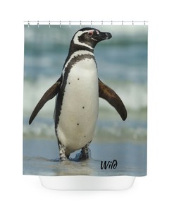 Penguin Shower Curtain - Cute and Playful Bathroom Accessory