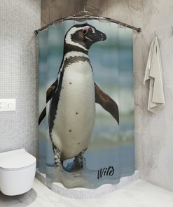Penguin Shower Curtain - Cute and Playful Bathroom Accessory 