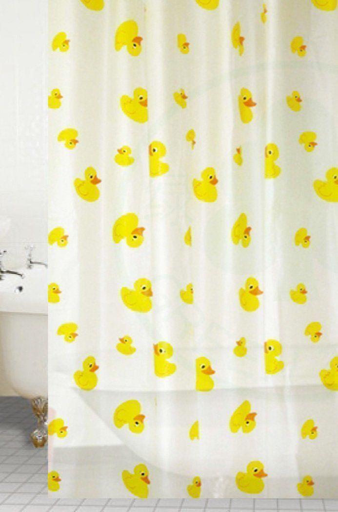 Penguin and Duck Design Waterproof Bath Shower Curtain