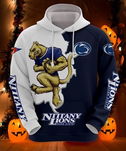 Penn State Nittany Lions 3D Mascot Printed Hoodie - Gifts For Fans