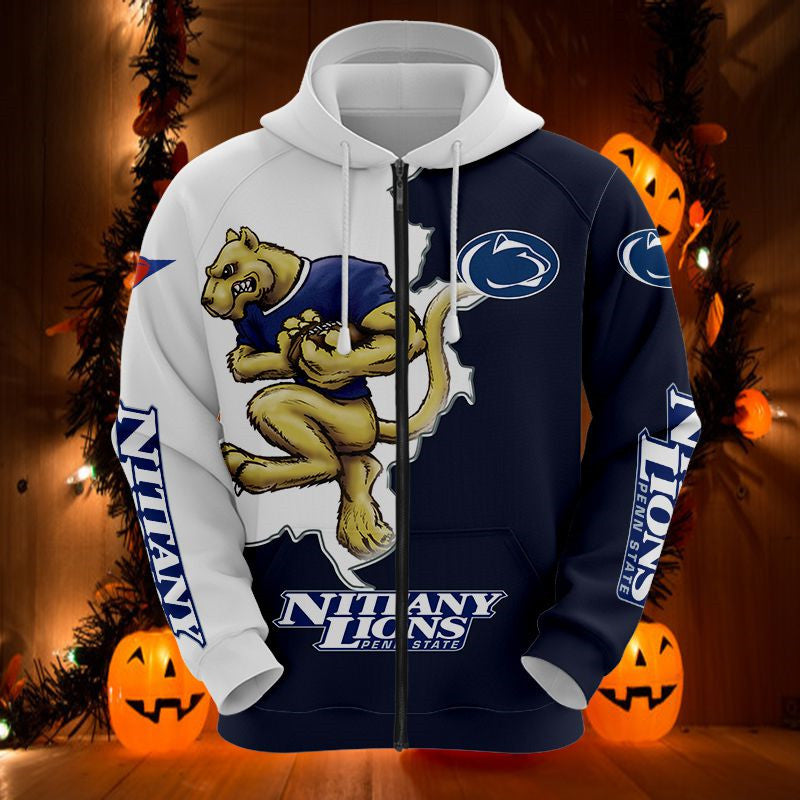 Penn State Nittany Lions 3D Mascot Printed Hoodie - Gifts For Fans