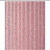 Personalize Your Bathroom with the Durable Bath Curtain Liner in Rose Gold Glitter
