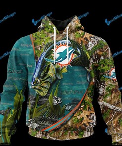 Personalized All Over Print Nfl Hoodie: Perfect For Miami Dolphins Fans!