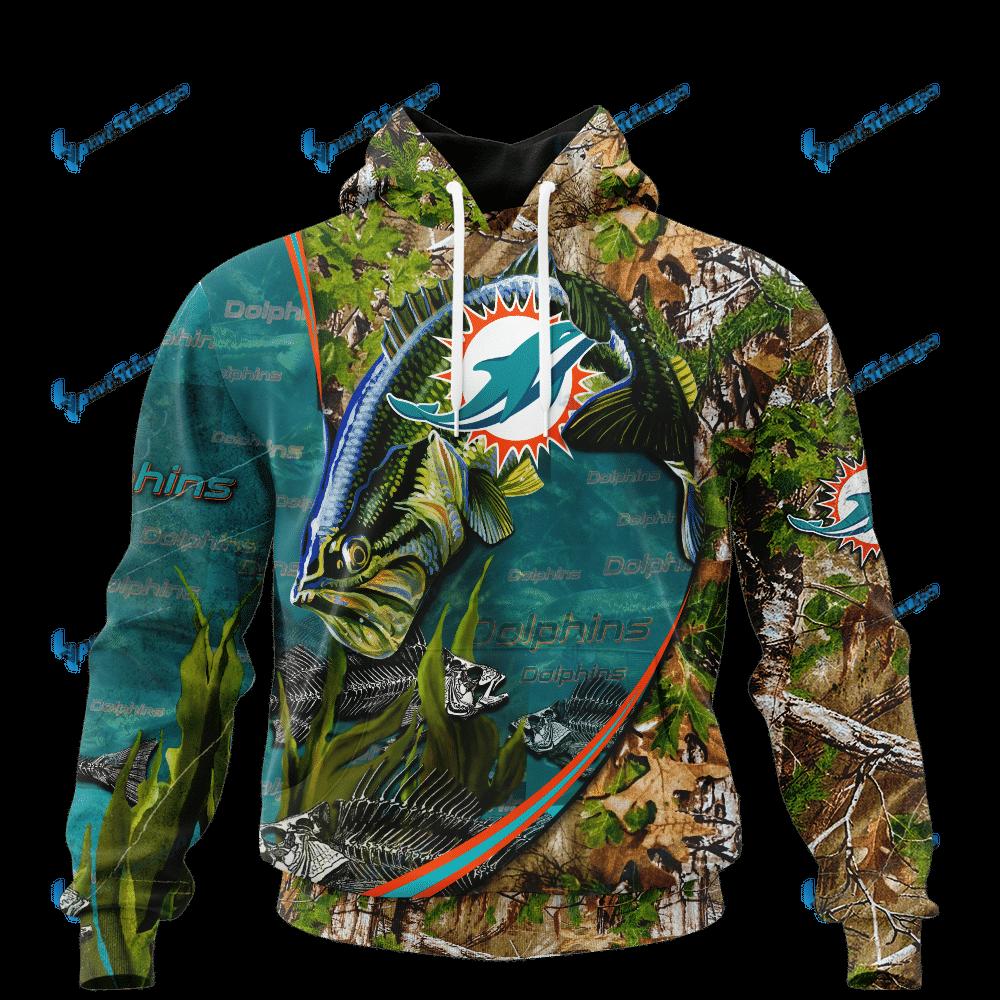 Personalized All Over Print Nfl Hoodie: Perfect For Miami Dolphins Fans!