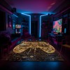 Personalized Area Rug for Teen Boys with Unique Vintage Game Room Design, Perfect for Game Room