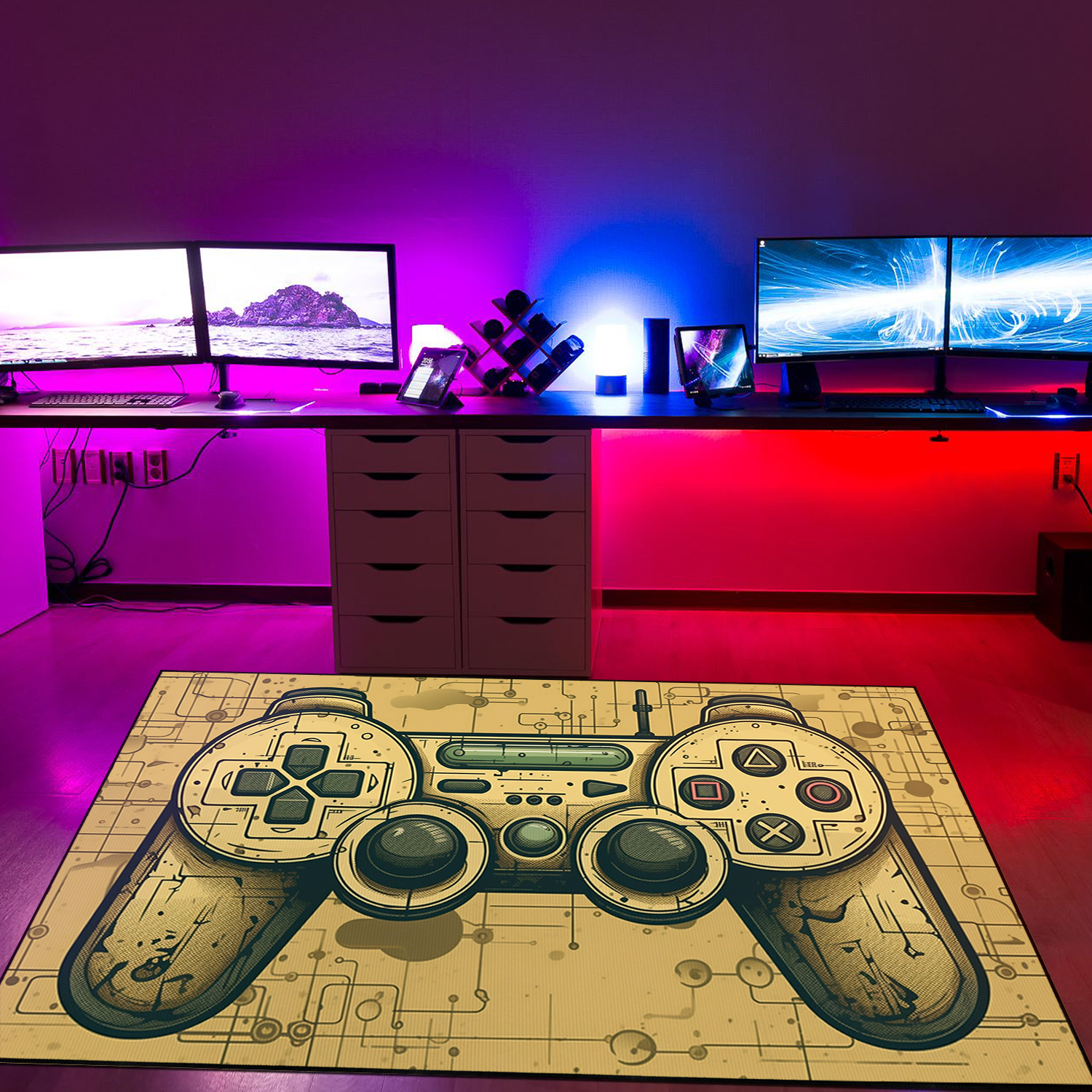 Personalized Area Rugs for Game Room - Customizable Video Game Rug for Boys - Upgrade Your Room Decor - Image 3